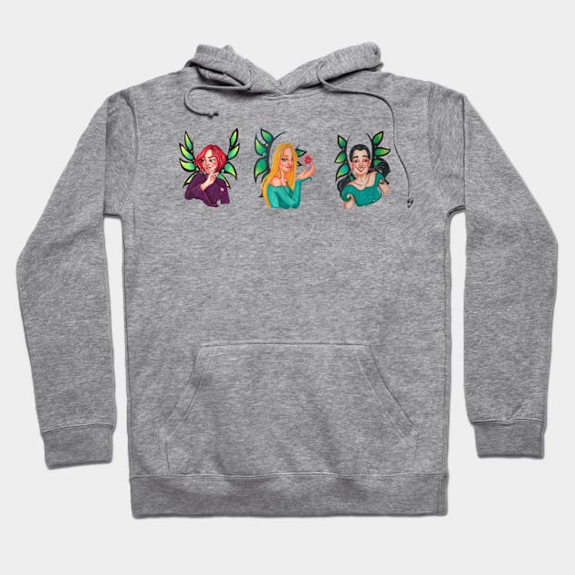 Will,Cornelia and Hay Lin Hoodie by Anacraftsandarts